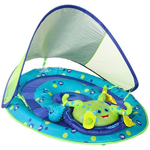 SwimWays 11588-170 Baby Spring Float Sun Canopy Pink Fish for sale online